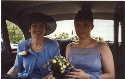 Mum And Sister Claire Harvey In Daimler (click to enlarge)
