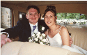 Bride And Groom On Way To Reception At Alvaston Hall (click to enlarge)