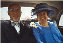Brides Parents In Daimler On Way To Reception (click to enlarge)