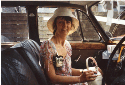 Mum On Way To Church In Daimler (click to enlarge)