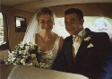 Jane & David On The Way To Their Reception (click to enlarge)